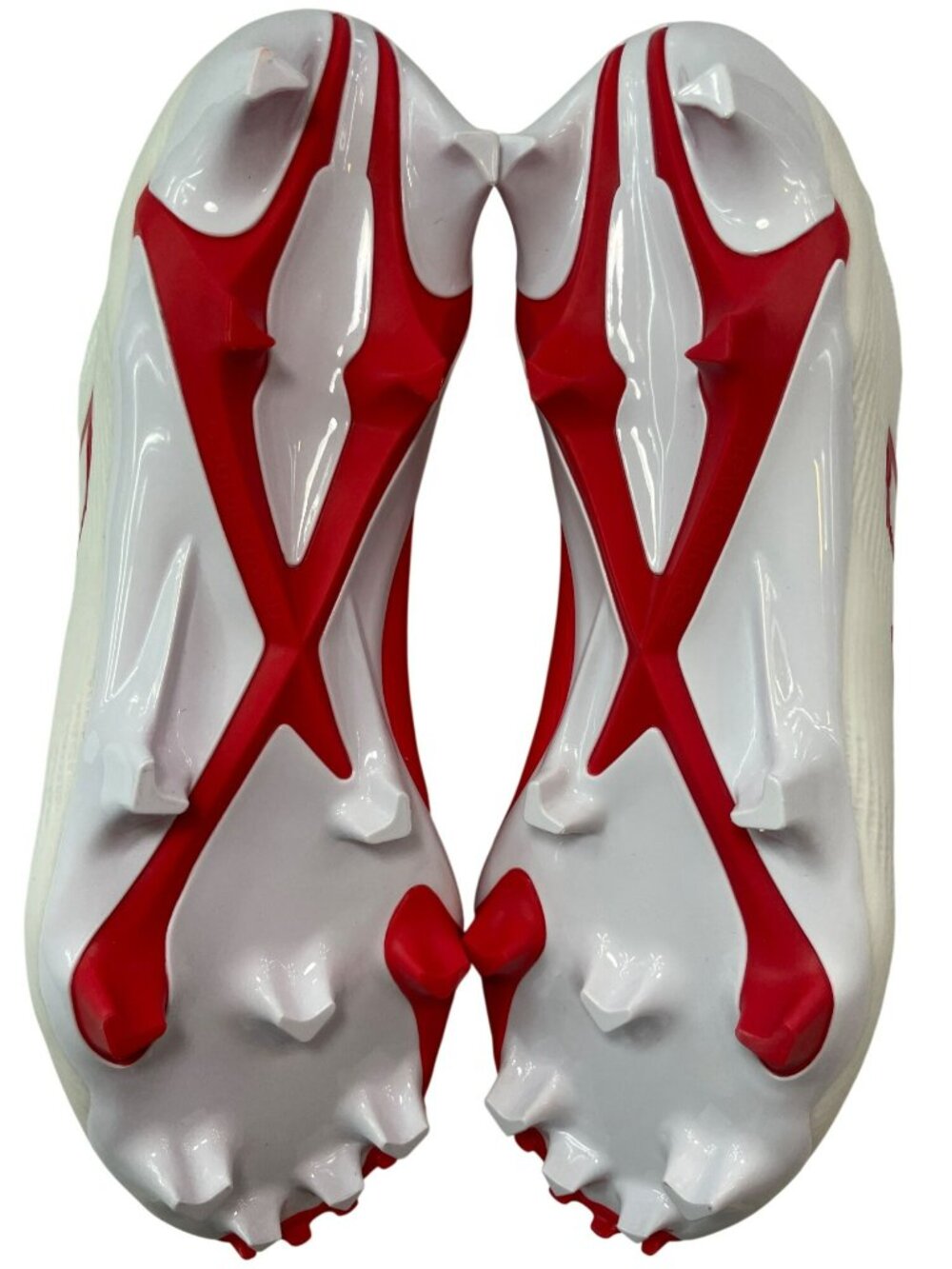 New Balance Burn X4 Lacrosse Cleats White / Red Men's Size 6.5 NWOT - Picture 8 of 9